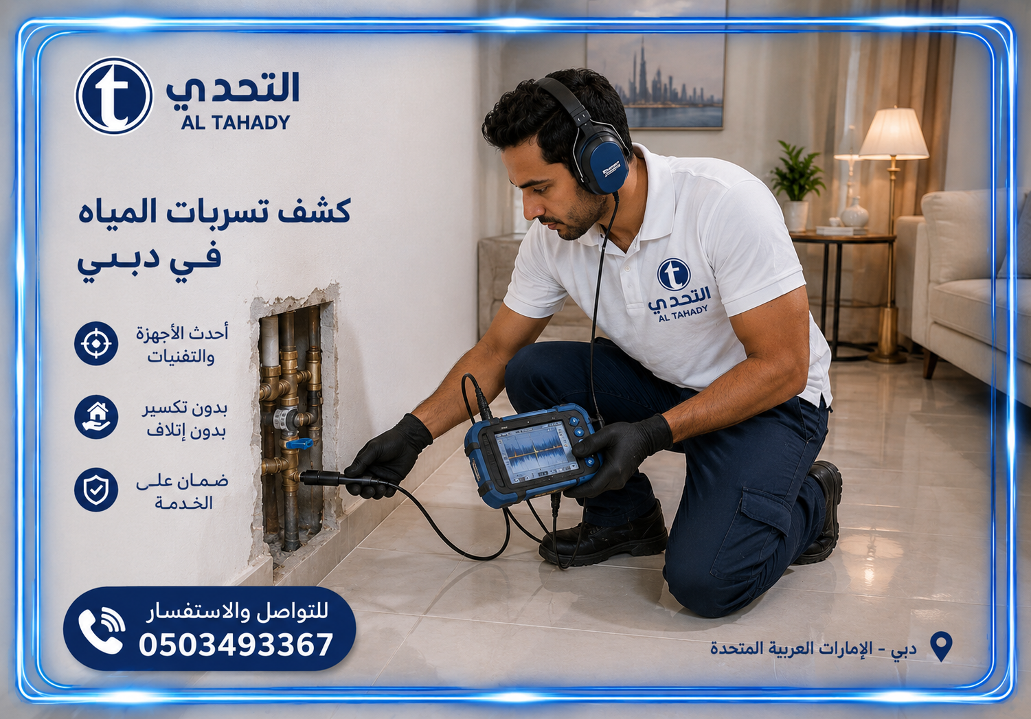 شركة كشف تسربات مياة في الشارقة